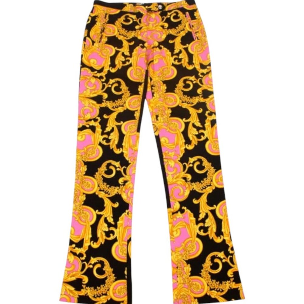 VERSACE Baroque Print Jeans